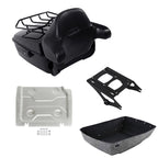 Backrest Pad Mount Rack Plate for Harley Touring (2014–2026)