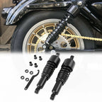 10.5" Black Rear Shocks for Harley Sportster XL 883 1200 (2010–2023)