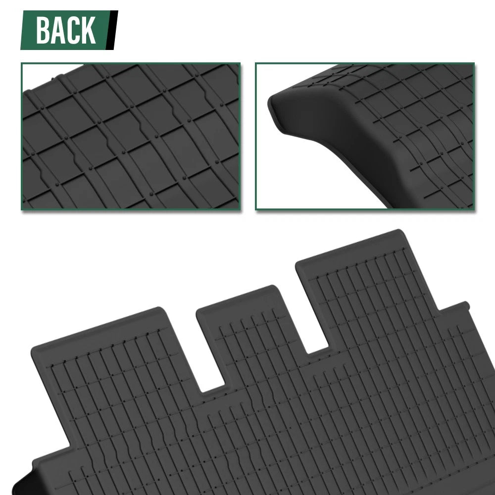 Set of 3 All Weather TPE Floor Mats for Tesla Model 3