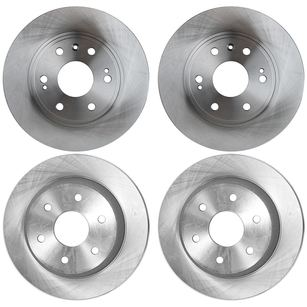 Front & Rear Brake Disc Rotors for Chevy Express Van GMC 1500