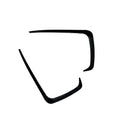 2X Front Side Air Vent Trim Gloss Black for Subaru WRX STI (2015–2017)