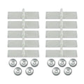 Set of 10 Body Fender Door Belt Trim Moulding Clips for Ford