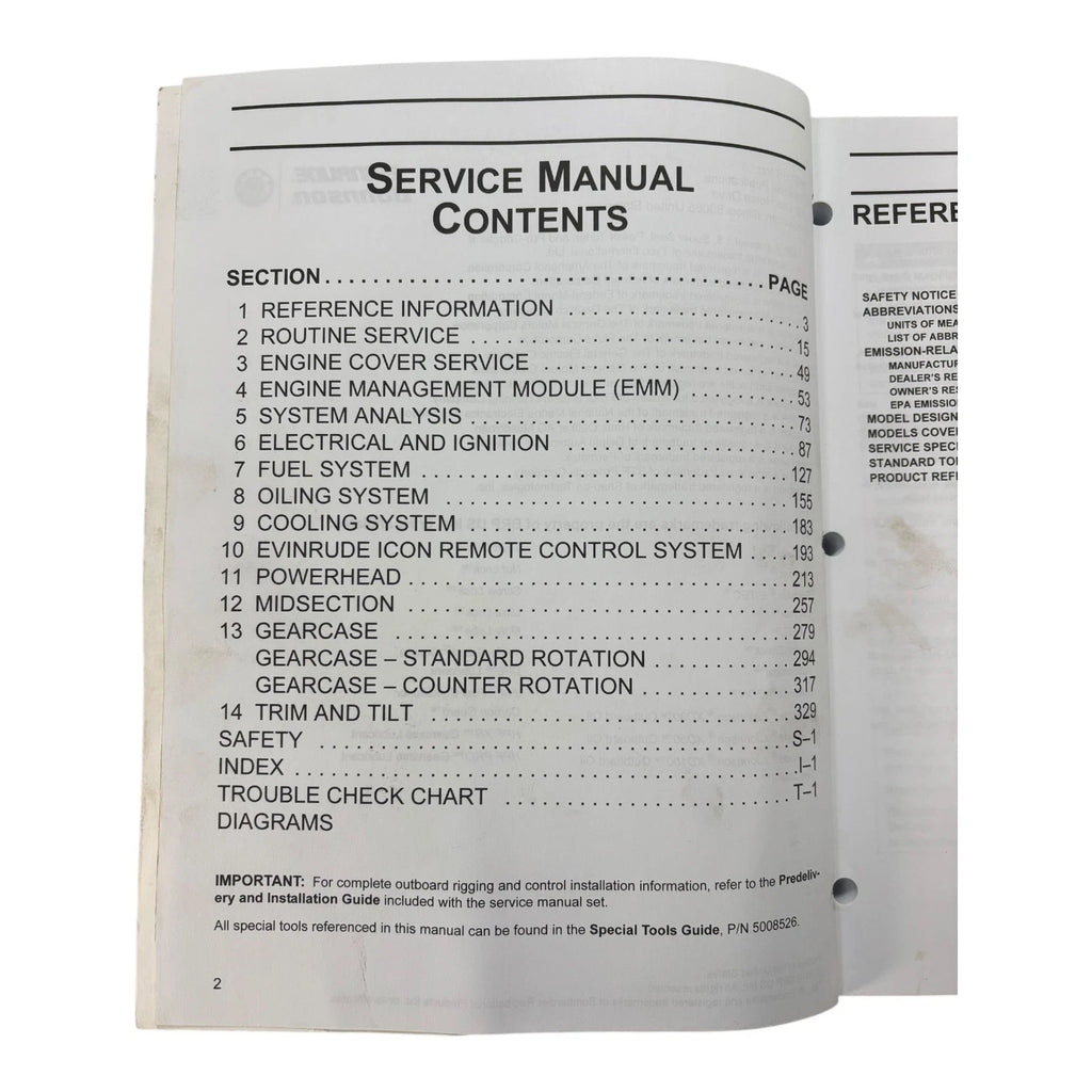 Evinrude E-TEC 5008334 Service Manual for 200/225/250/300 HP V6 (2011)