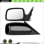 Set of 2 Power Black Mirrors for Toyota Camry (2007–2011)