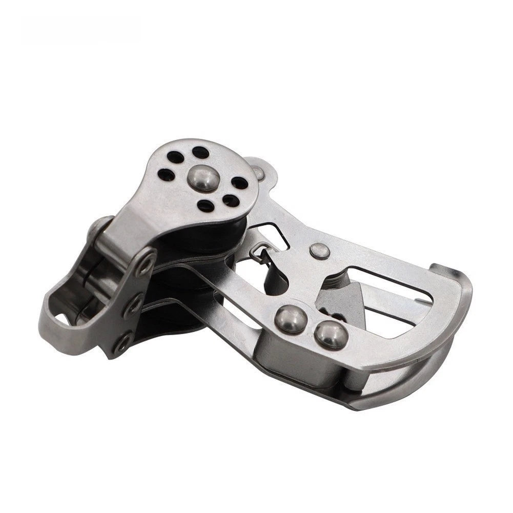 Cam Cleat Triple Block for Sailing Gear (Marine Grade 304 SS)