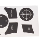 iDrive Button Repair Decal Sticker for BMW F30 F31 F34 E90 E92 E93 (2009–2015)