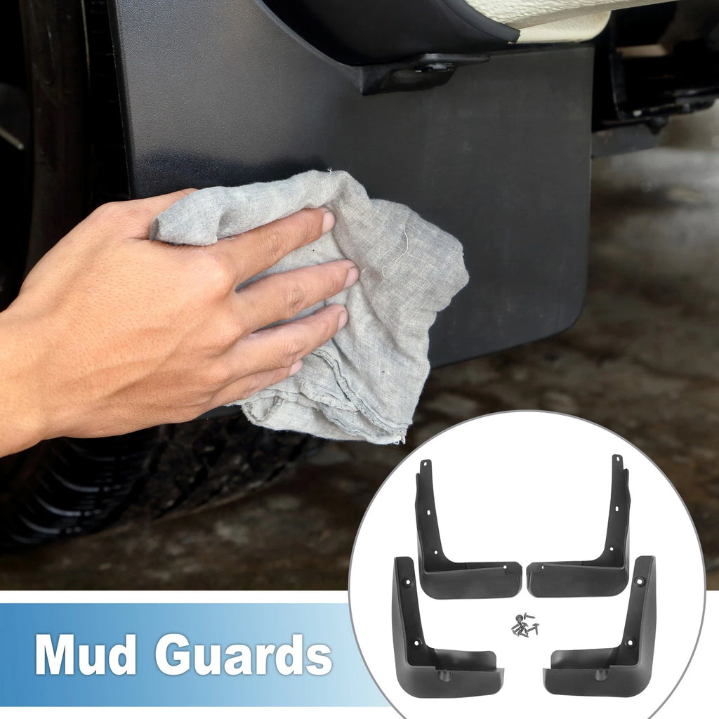 Set of 2 Front & Rear Mud Flap Splash Guards for Hyundai Sonata (2015–2016)