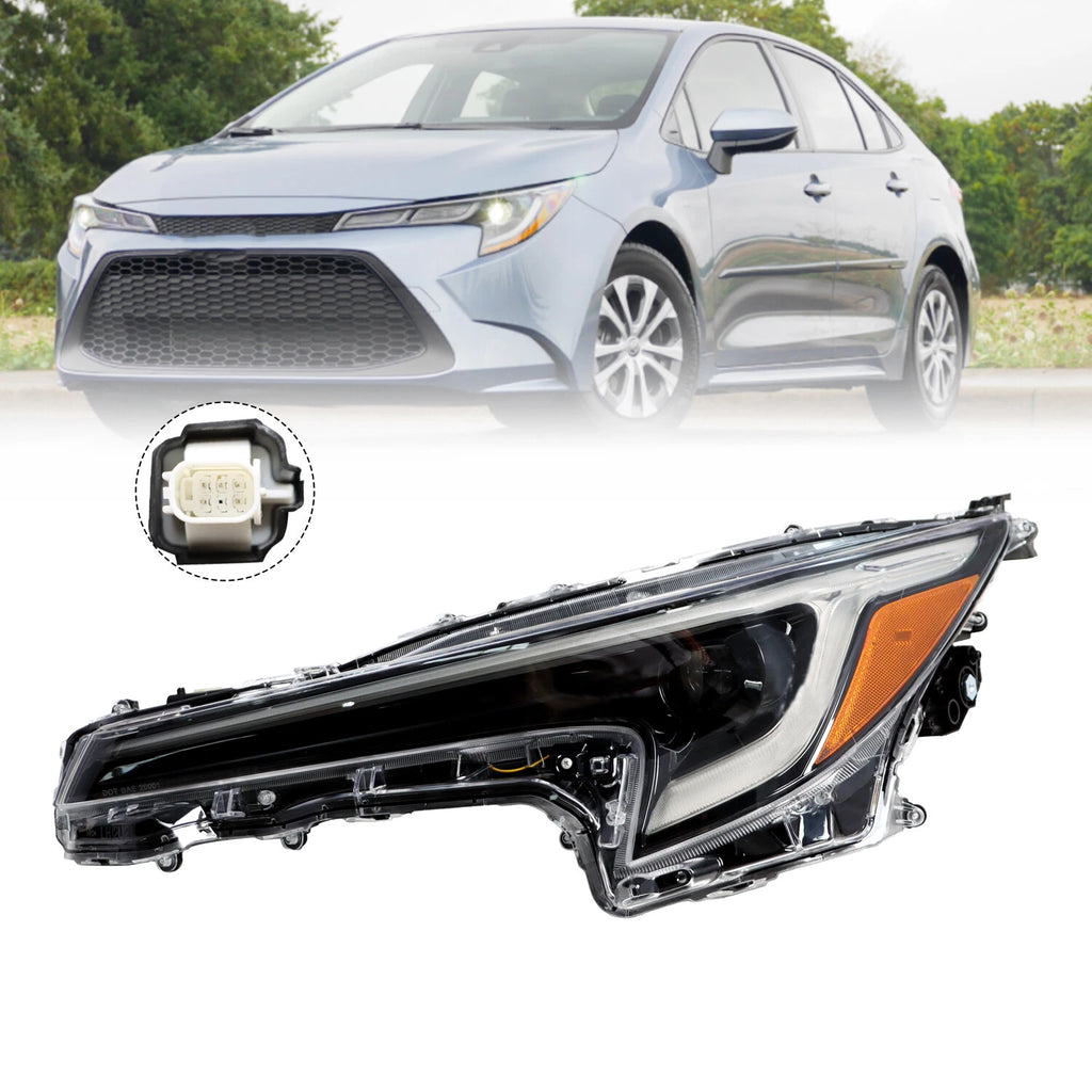 LED Headlight Assembly Left Driver for Toyota Corolla SE XLE XSE (2023–2024)