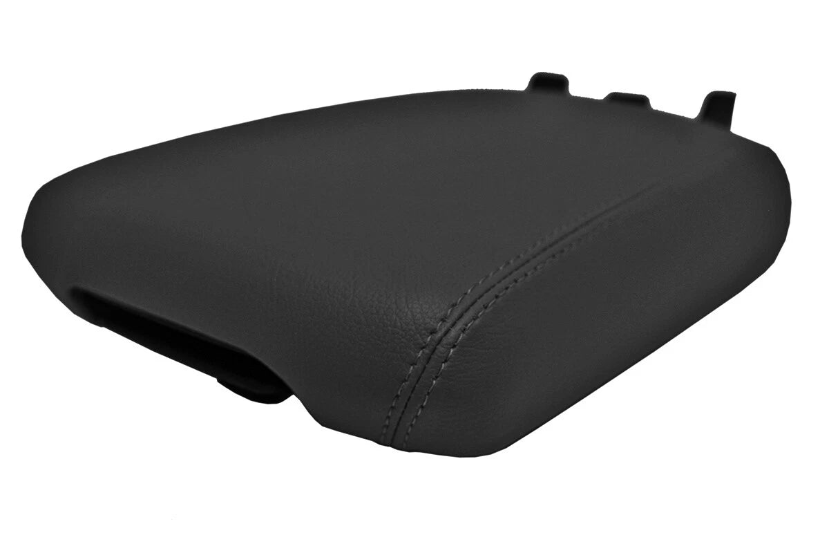 Leather Console Lid Armrest Cover for Kia Telluride (2020) Black