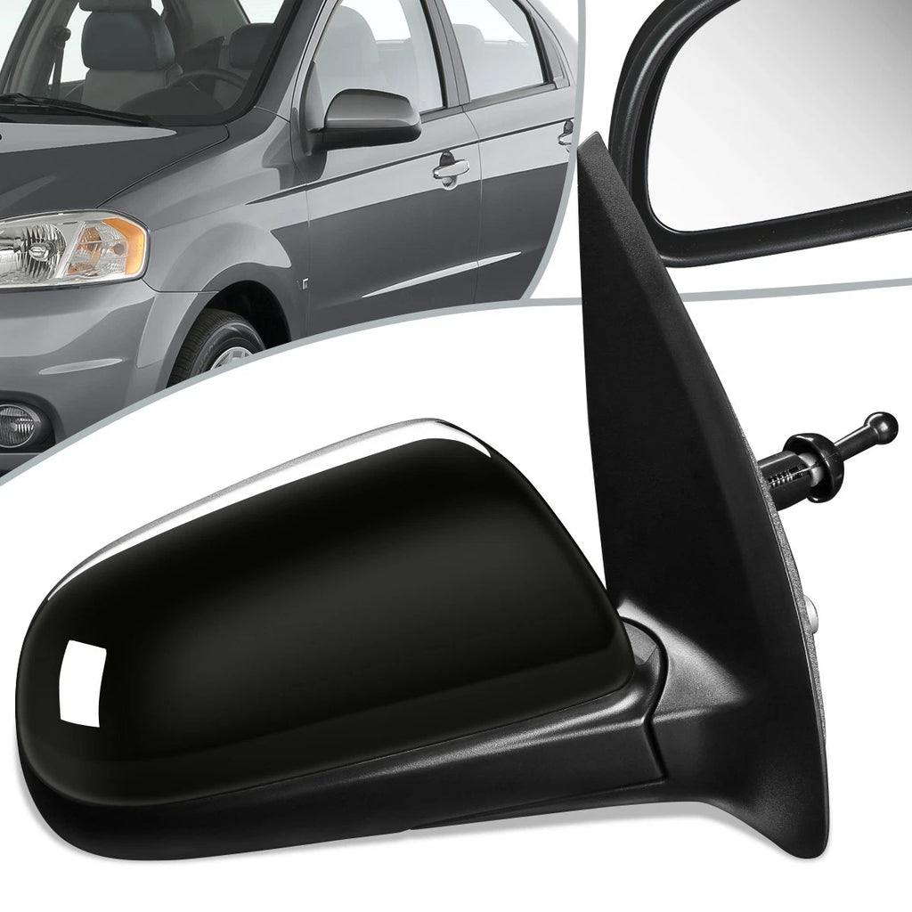 OE Style Manual Side Rear View Door Mirror for Chevy Aveo (2007–2011) GM1321329
