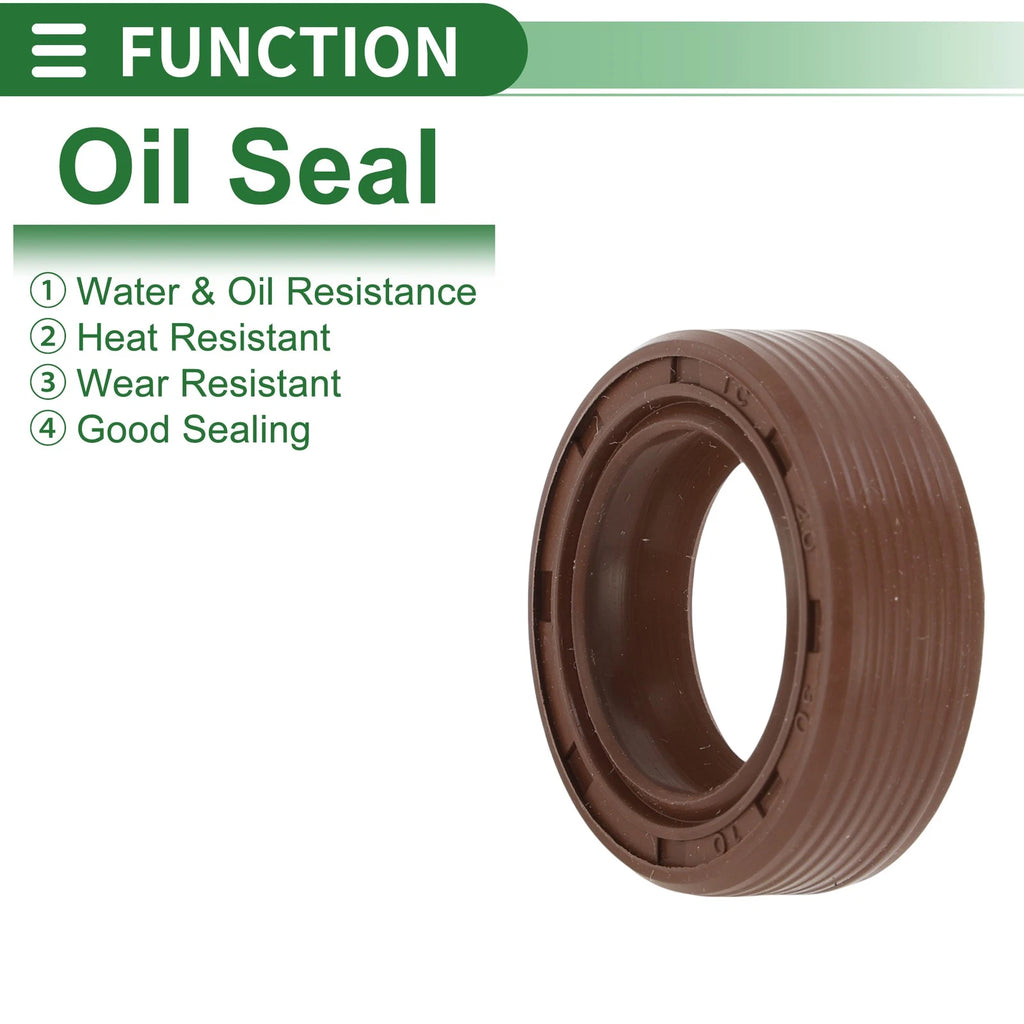 Set of 5 Oil Seals FKM Rubber 20x30x10mm High Pressure
