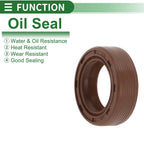 Set of 5 Oil Seals FKM Rubber 20x30x10mm High Pressure