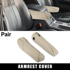 Pair Microfiber Leather Armrest Covers for Honda CR-V (2007–2009)