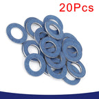 Set of 20 M12 Blue Oil Drain Plug Gaskets for Toyota (90430-12031)