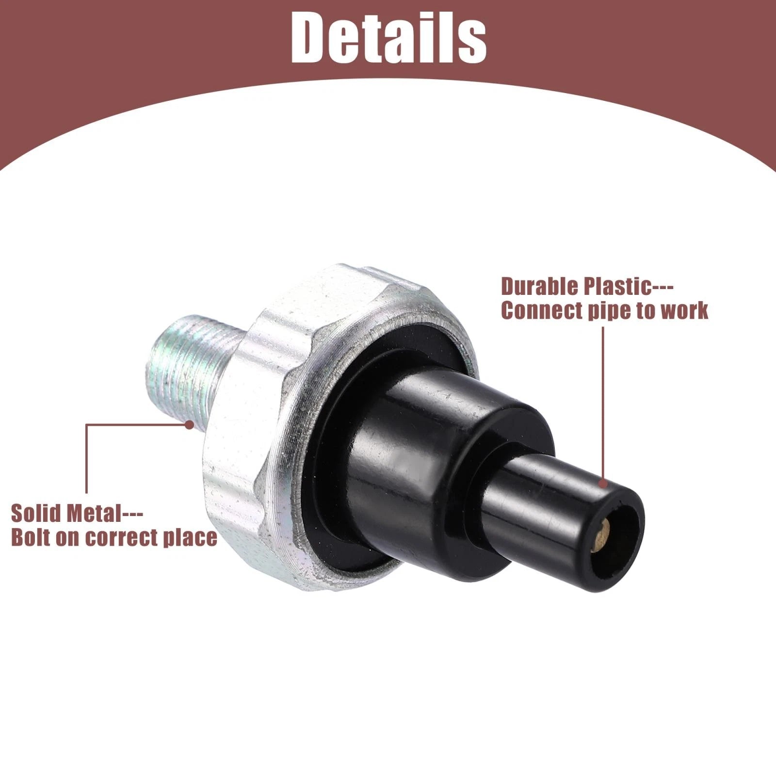 7.3L Diesel Fuel Filter Vacuum Switch E8TZ-9S283-A for Ford E-250 E-350 F-250 (1992–1997)