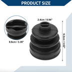 Inner CV Joint Boot Kit w/ Clamps for Hyundai Santa Fe (2006–2012)