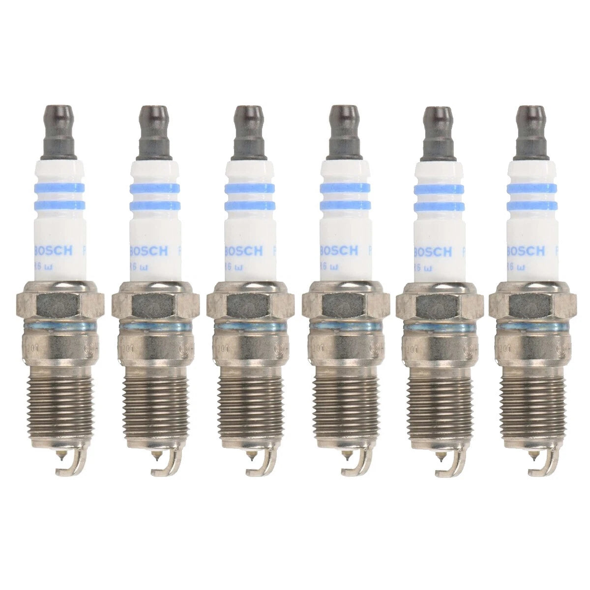 Set of 6 Bosch Platinum Pregapped Spark Plugs for Buick Chevy GMC Oldsmobile (V6)