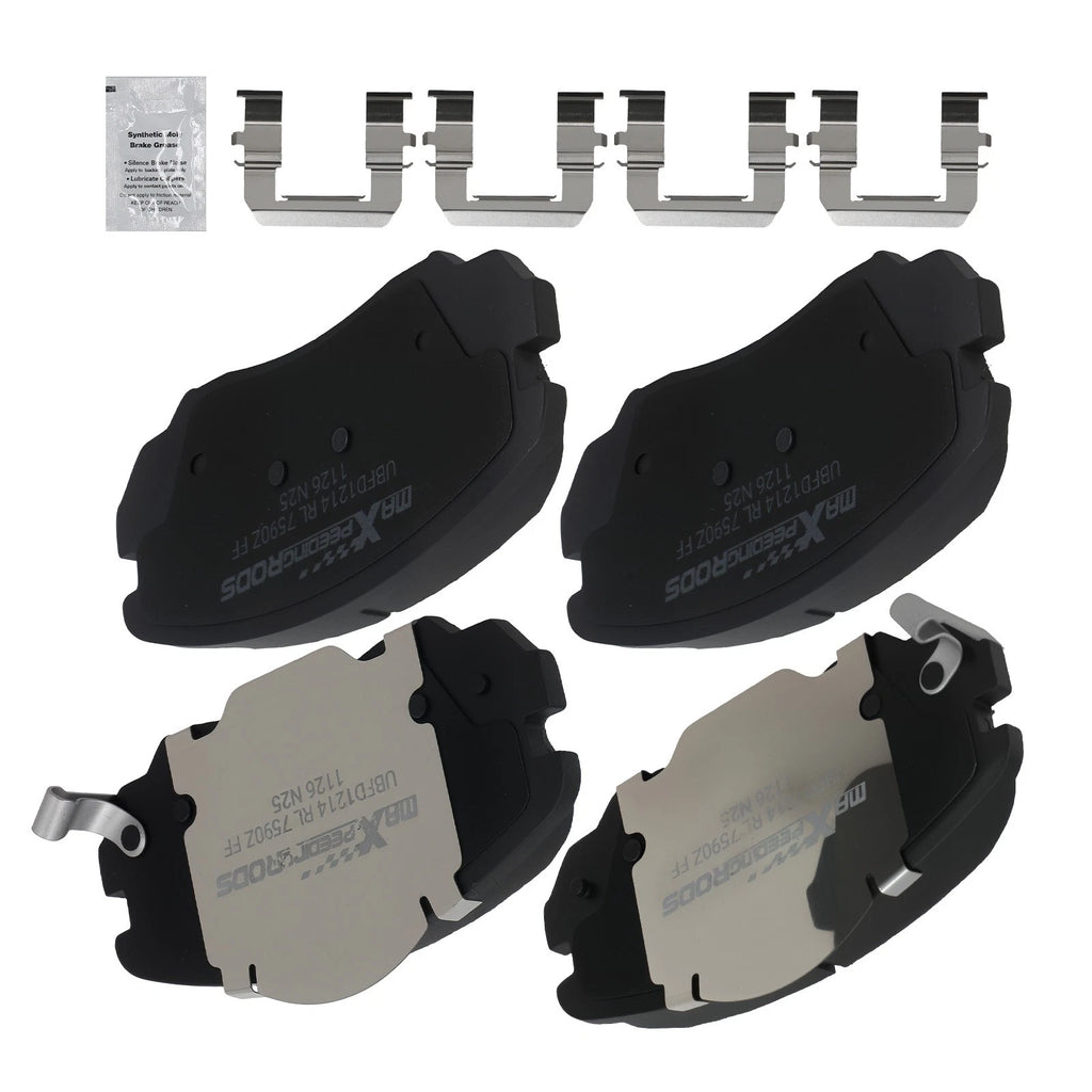 Set of 4 Front Ceramic Brake Pads for Buick Cascada (2016–2019) Regal (2011–2017)