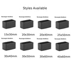 12 Pcs Chair Protector for Office Furniture - Black Wear-resistant