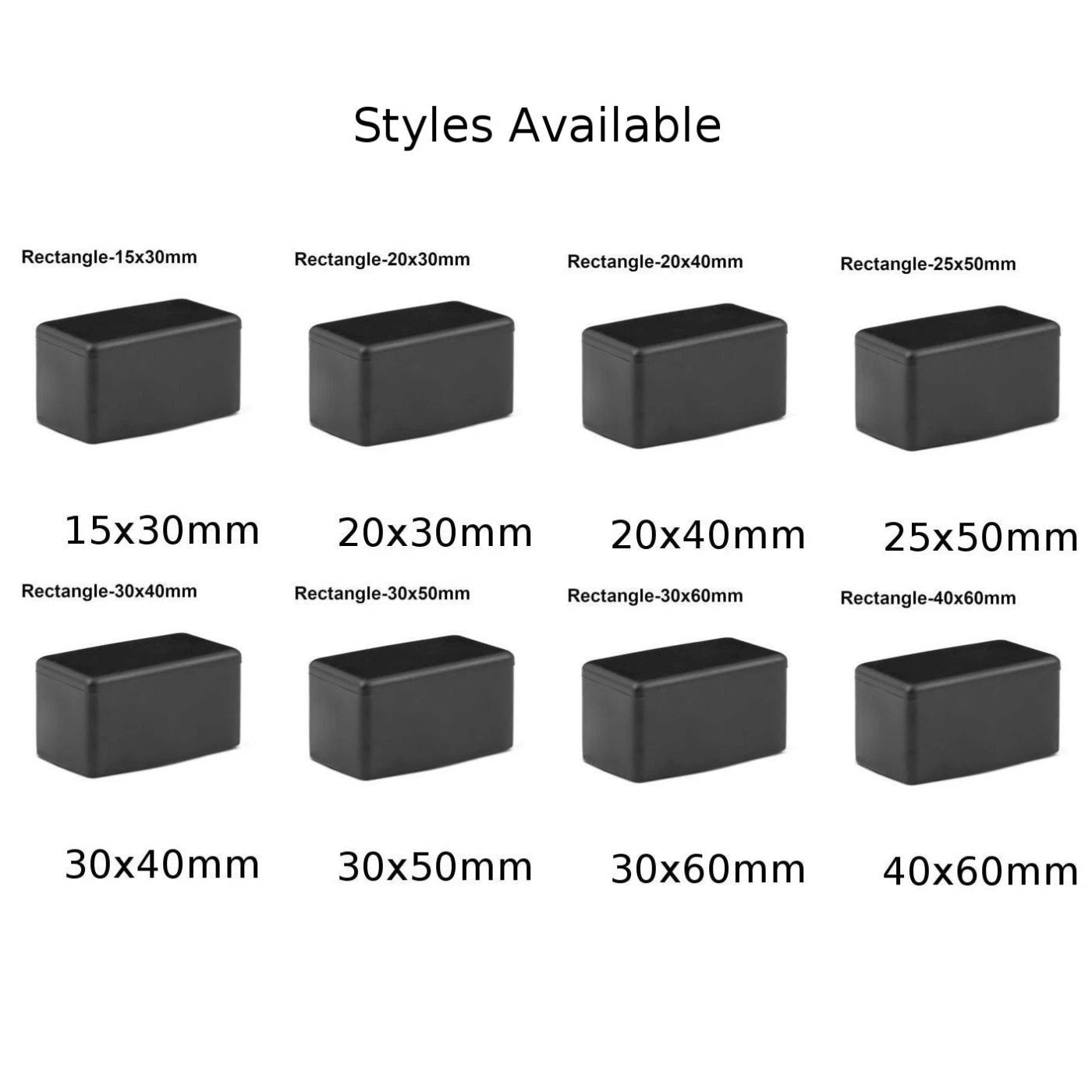 12 Pcs Chair Protector for Office Furniture - Black Wear-resistant