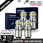 Set of 4 LED Back Up Reverse Lights for Vehicles (6500K)