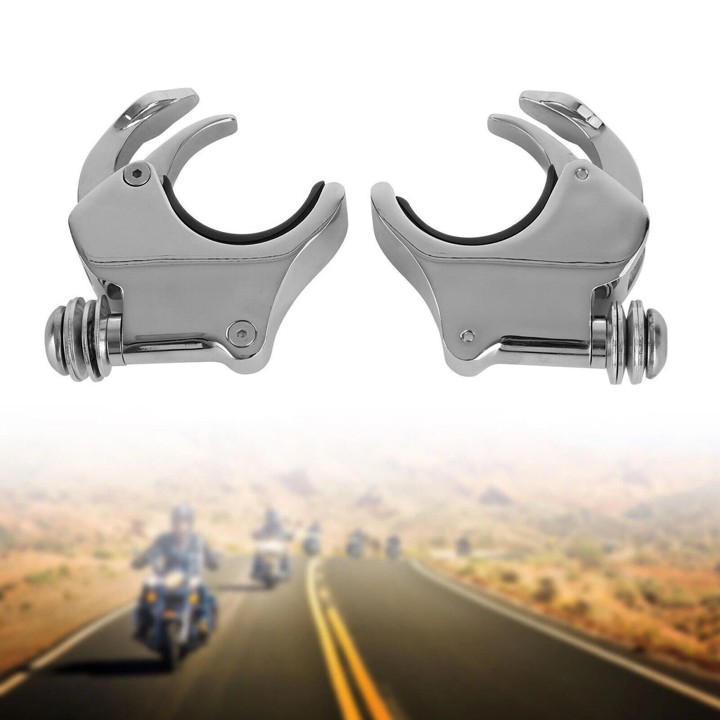 Windshield Fork Clamp Bracket Holder for Harley Dyna Sportster (2006–Present) T9