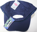 Navy Sport Stripe Cap for Peterbilt Motors (Blue/White)