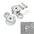 Chrome Passenger Footpegs Mounting Kit for Harley FXDR FXDRS (2019–2023)