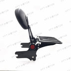 Adjustable Backrest Sissy Bar w/ Luggage Rack for Harley Touring (1997–2008)
