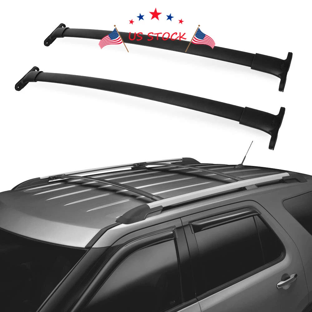 Set of 2 Roof Rack Cross Bars for Ford Explorer (2016-2018)