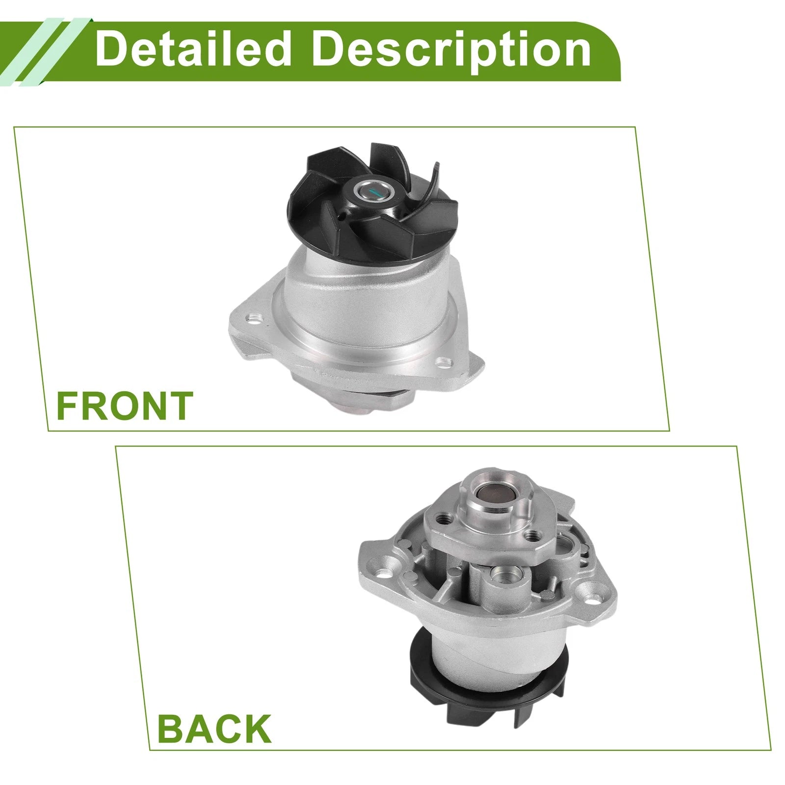 Engine Water Pump for Audi Q7 (2006–2010) No. 022121011A Cooling Pump