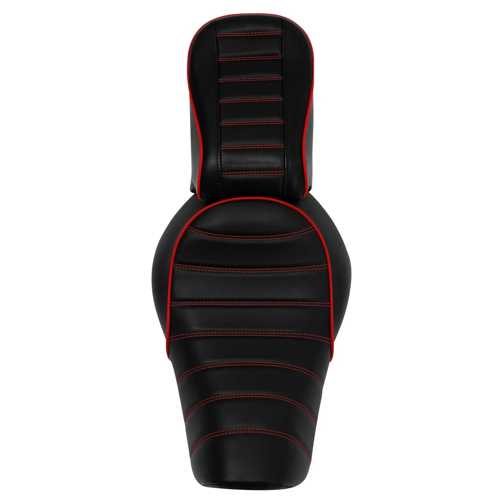 Driver & Passenger Seats for Harley Iron 883 XL883N (2016-2022) Black Red