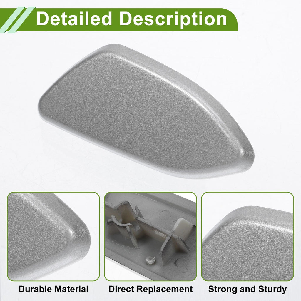 Front Left Washer Nozzle Cover for Toyota Rav4 (2010–2012) 8504542110 Silver Tone