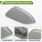 Front Left Washer Nozzle Cover for Toyota Rav4 (2010–2012) 8504542110 Silver Tone
