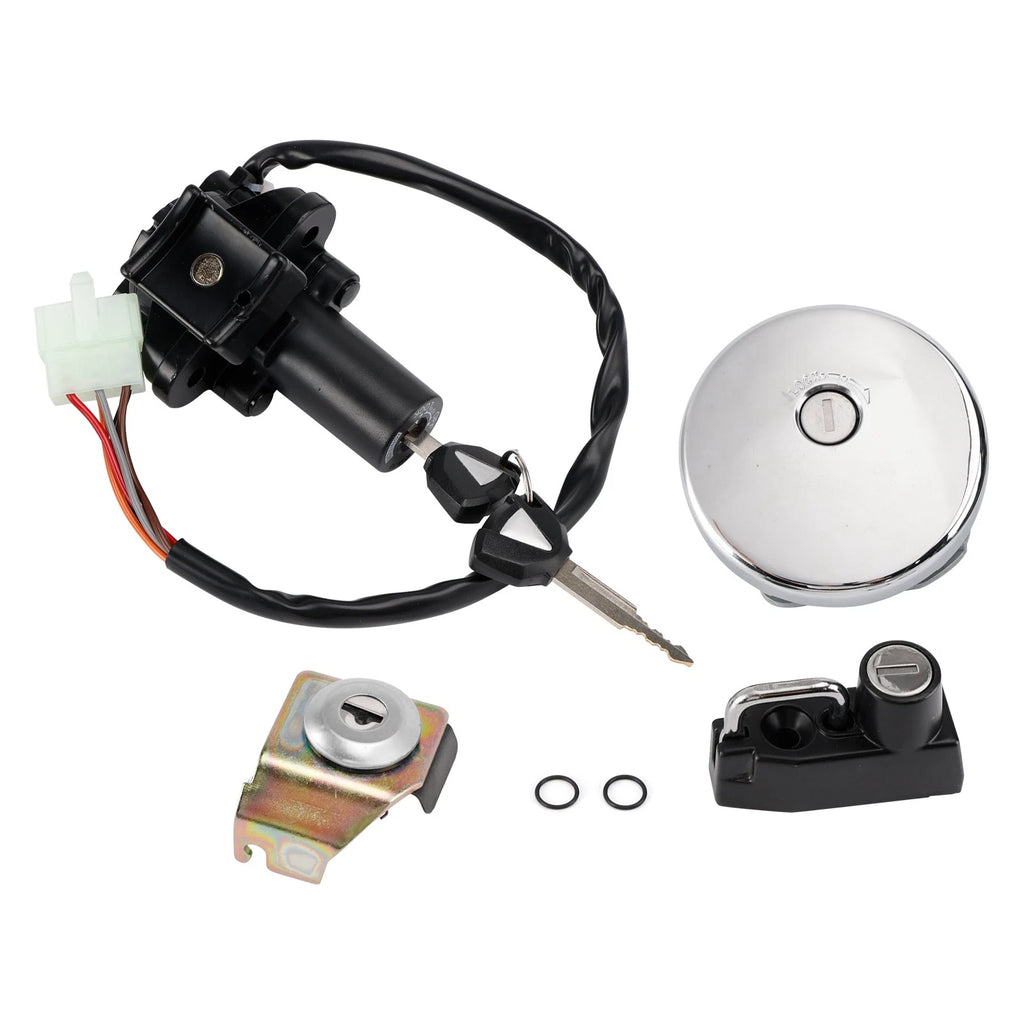 Ignition Barrel, Lock, Fuel Cap & Key Set for Kawasaki W800 (2019–2025)
