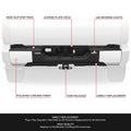 Chrome Rear Step Bumper w/ LED for Toyota Tundra (2022–2026)