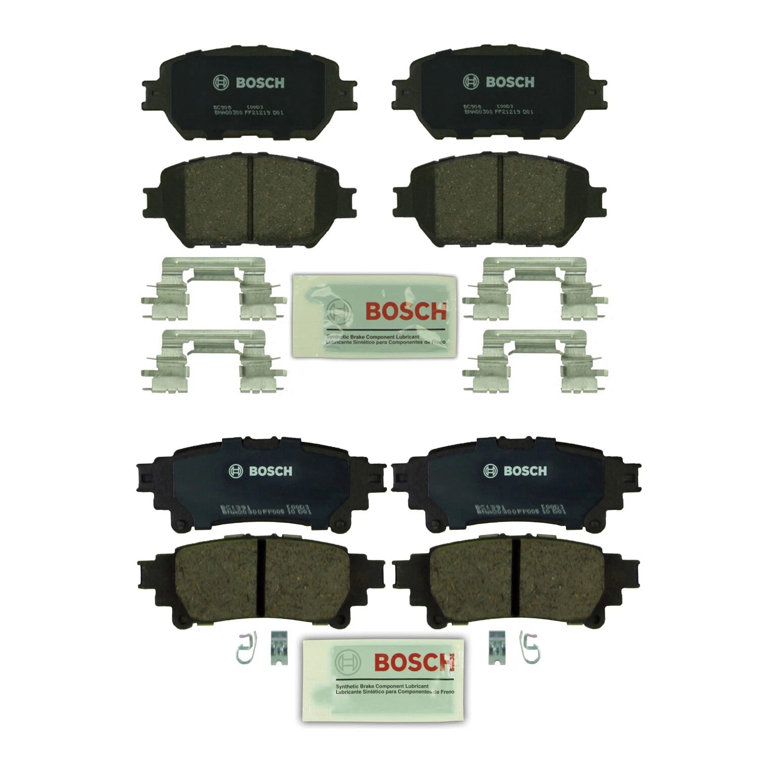 Bosch Quietcast Brake Pad Kit for Lexus IS250 (2014–2015)