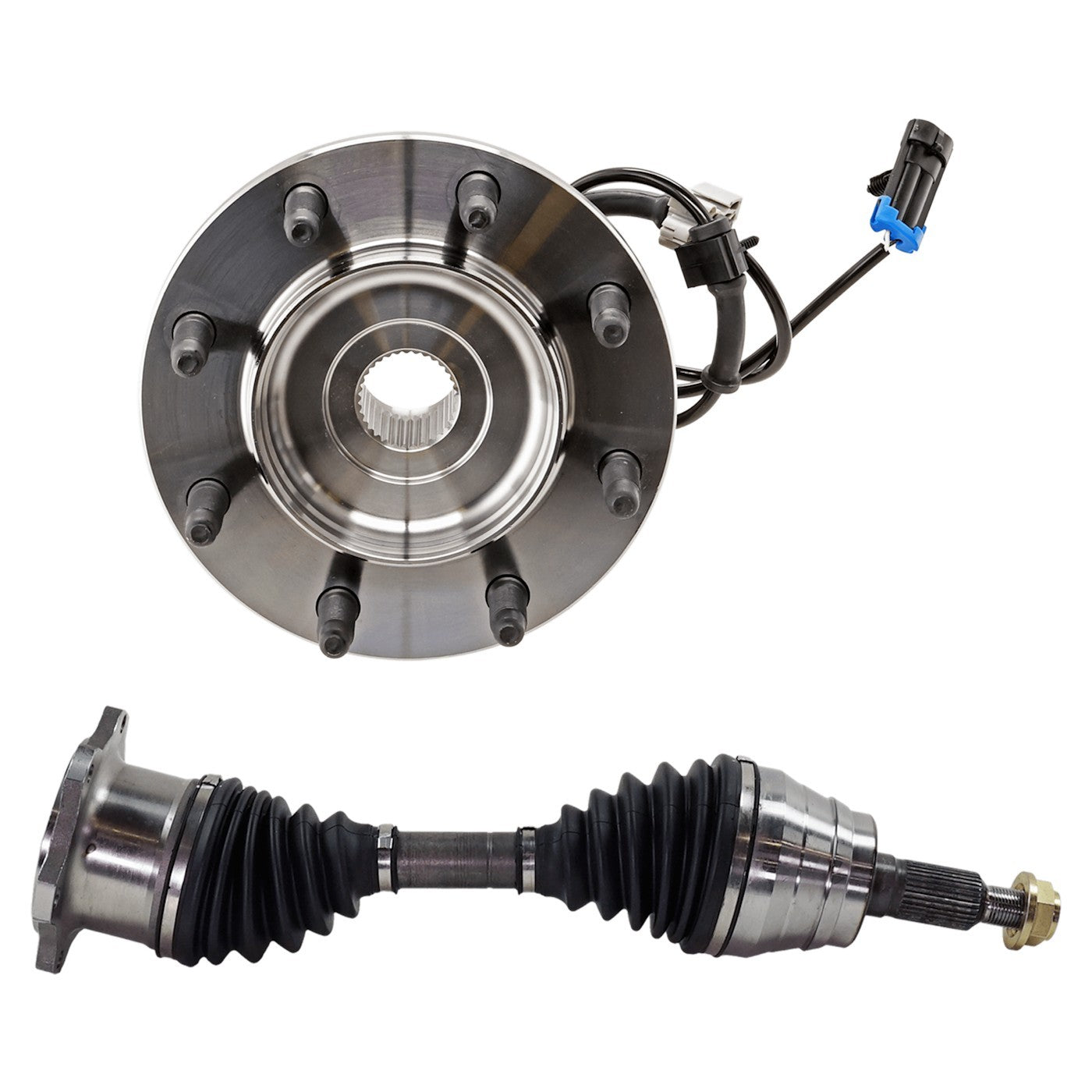 Set of 2 Wheel Hubs for Chevy Avalanche, Suburban (4WD)