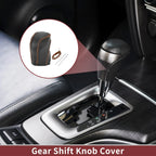 1 Pc Gear Shift Knob Cover for Honda Fit (2021–2023) Brown Faux Leather