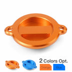 CNC Oil Filter Cover Cap for KTM 450 XCW/SXF/XCF 500 EXC Duke 125/200/390 (2013–2015)