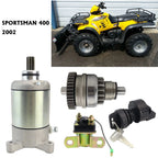 Starter Motor & Bendix & Relay & Key Switch for Polaris Sportsman 400 (2002)