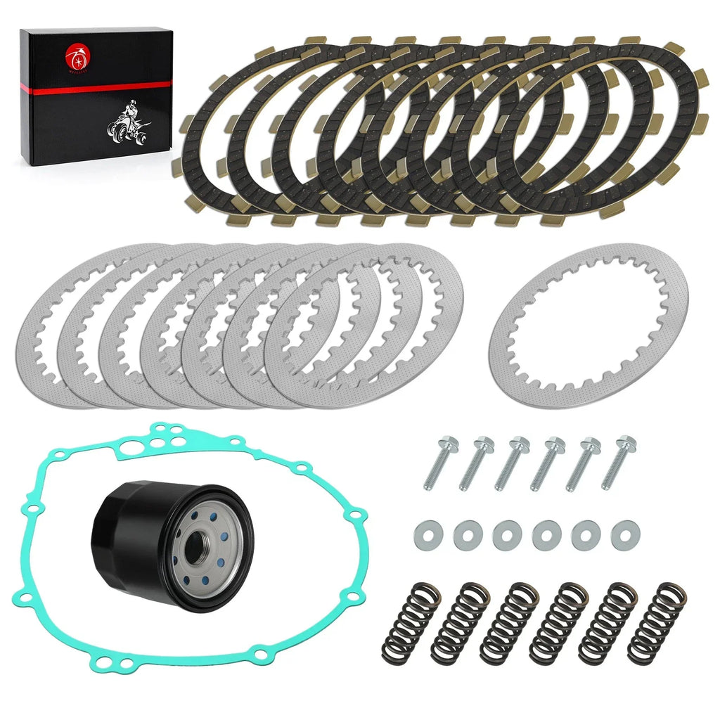 Clutch Steel Friction Plates Gasket Kit for Yamaha YZF-R6 (2003–2009)