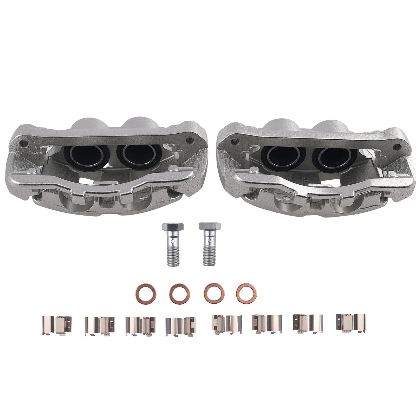 Set of 2 Front Brake Calipers for Ford F-250 F-350 Super Duty (2013–2022)