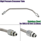 Stainless High Pressure Crossover Tube & O-ring for Ford 7.3L Power (1999.5–2003)