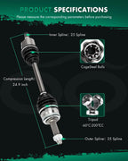 CV Axle for Dodge Attitude, Hyundai Accent, Kia Rio (2000–2023)