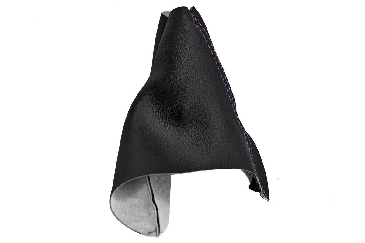 Emergency Brake Boot Cover Leather for BMW E90 (2005–2013) Purple Stitch