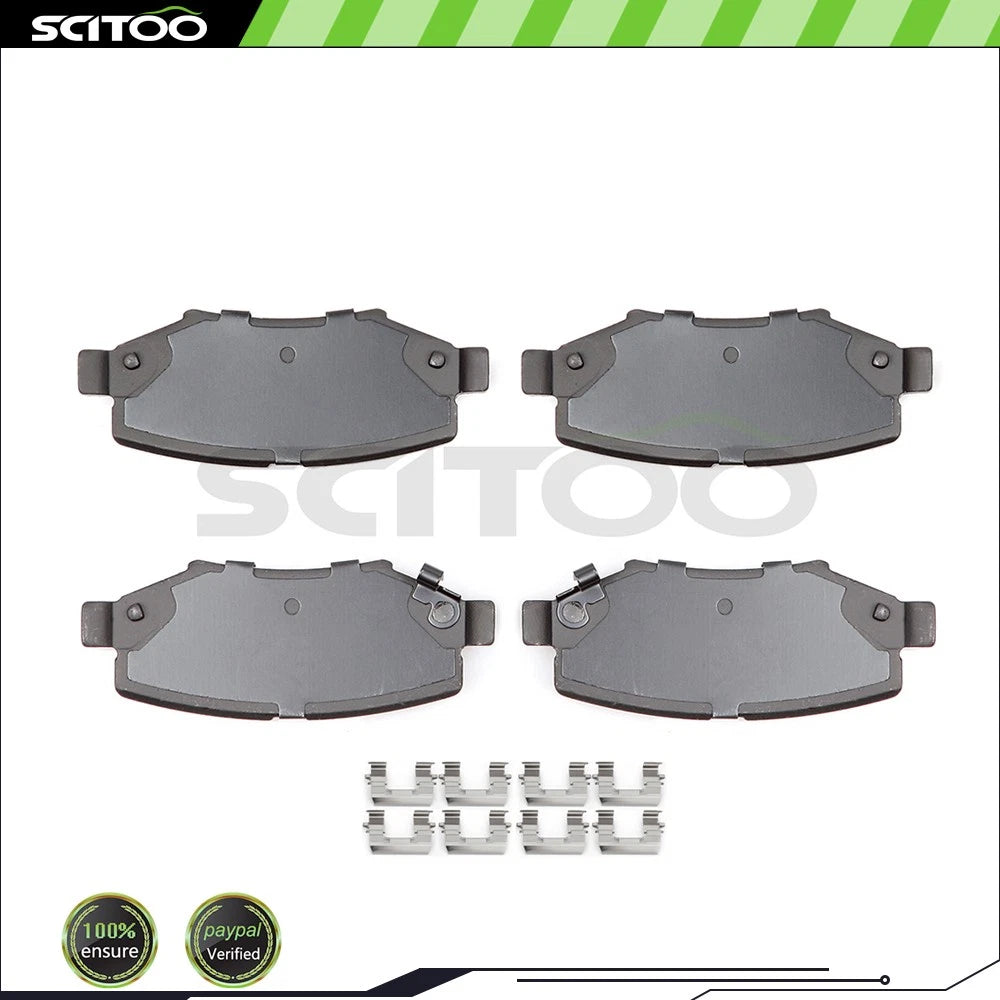 4X Ceramic Brake Pads Rear for Dodge Nitro Jeep (2007–2012)