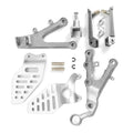 Set of 2 Front Foot Rest Pegs Bracket for Yamaha YZF R6 (2006–2016)