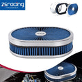 12" Oval Super Flow Air Cleaner for SBC Chevy Ford