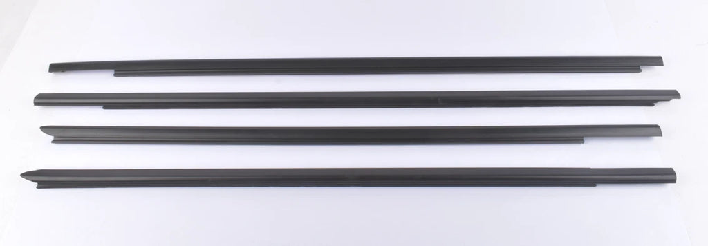 Set of 4 Weatherstrip Window Belt Outer for Dodge Ram 1500 2500 3500 4500 (2002–2023)